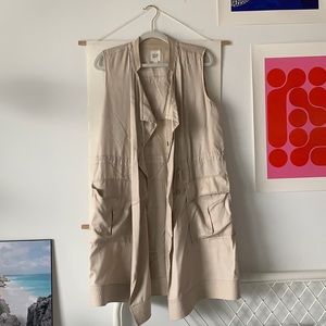Khaki Trench Vest